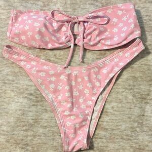 SHEIN Pink Floral Bikini